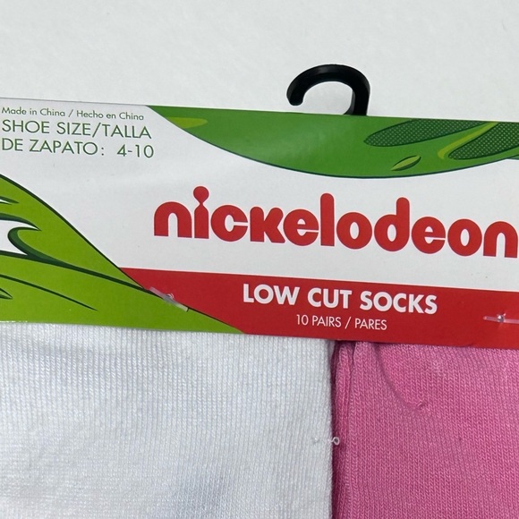 Nickelodeon - 10 Pairs of Low Cut Socks - Size 4-10 - BNWT 🏈🍼 - Picture 3 of 4